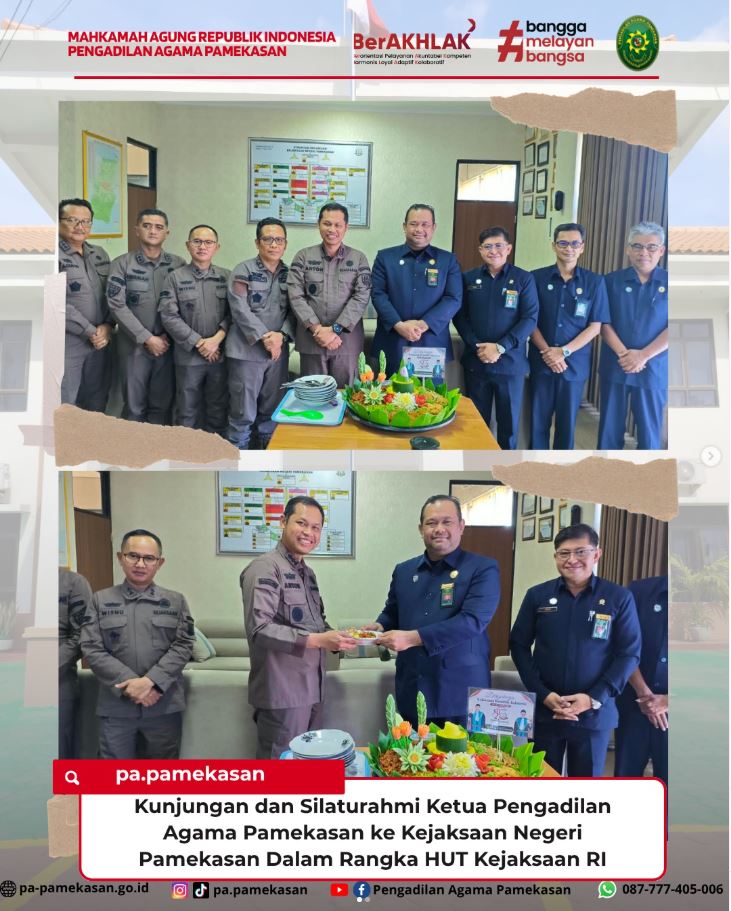 Kunjungan Silaturahmi Pengadilan Agama Pamekasan ke Kejaksaan Negeri Pamekasan