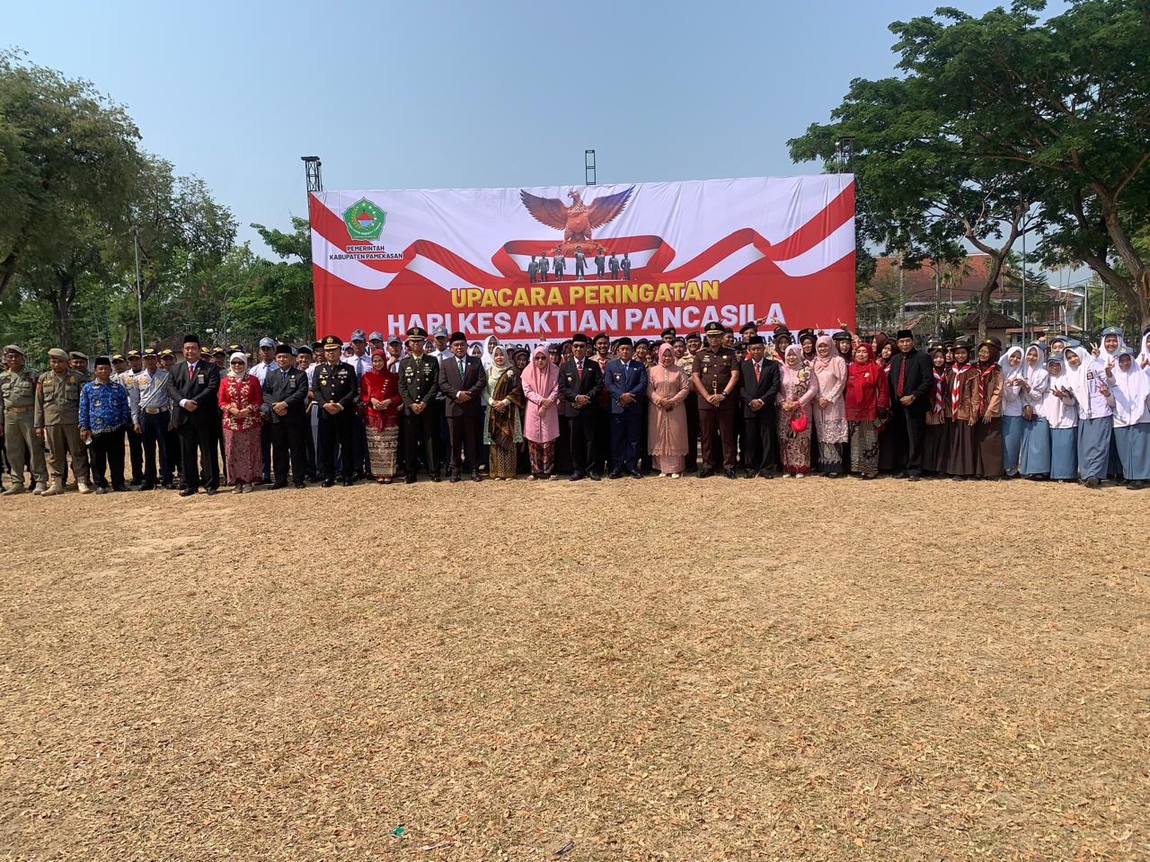 Ketua PA Pamekasan Hadiri Upacara Peringatan Hari Kesaktian Pancasila di Mandhapa Agung Ronggosukowati