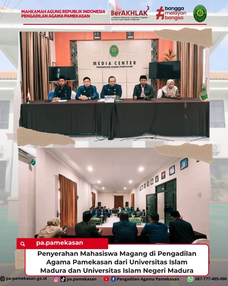 Pengadilan Agama Pamekasan Resmi Menerima Mahasiswa Magang dari UIN Madura dan UIM