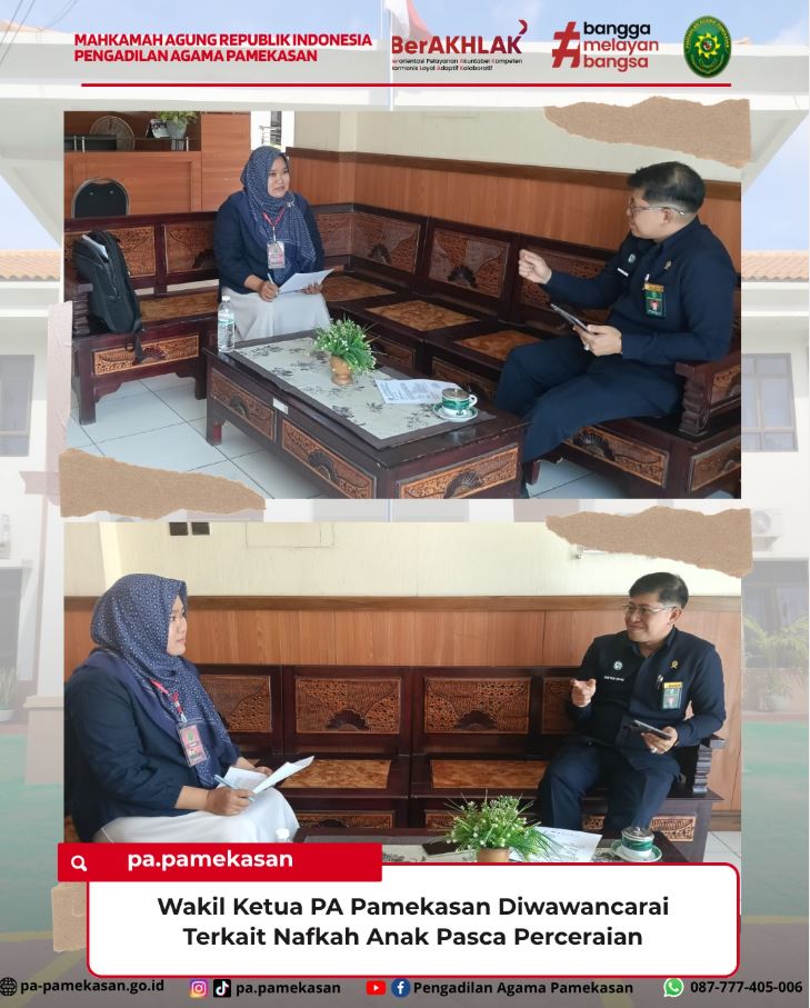 Wakil Ketua Pengadilan Agama Pamekasan Berikan Penjelasan Hukum Terkait Nafkah Anak Pasca Perceraian