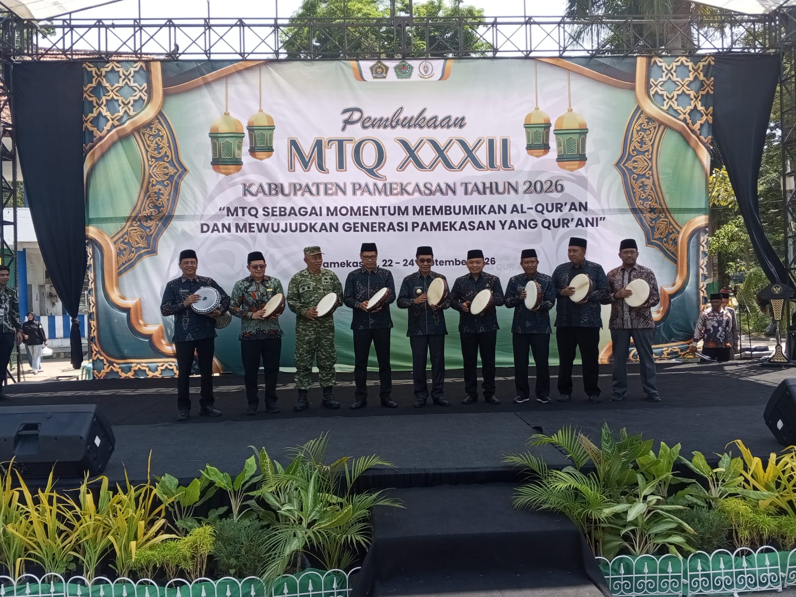 Wakil Ketua Pengadilan Agama Pamekasan Hadiri Pembukaan MTQ ke XXXII Tahun 2026