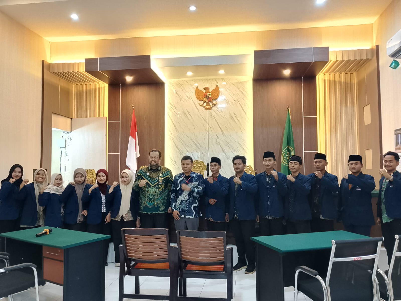 Ruang Sidang PA Pamekasan Jadi  :Kelas Terbuka: Sidang Semu Mahasiswa Disiarkan Langsung.
