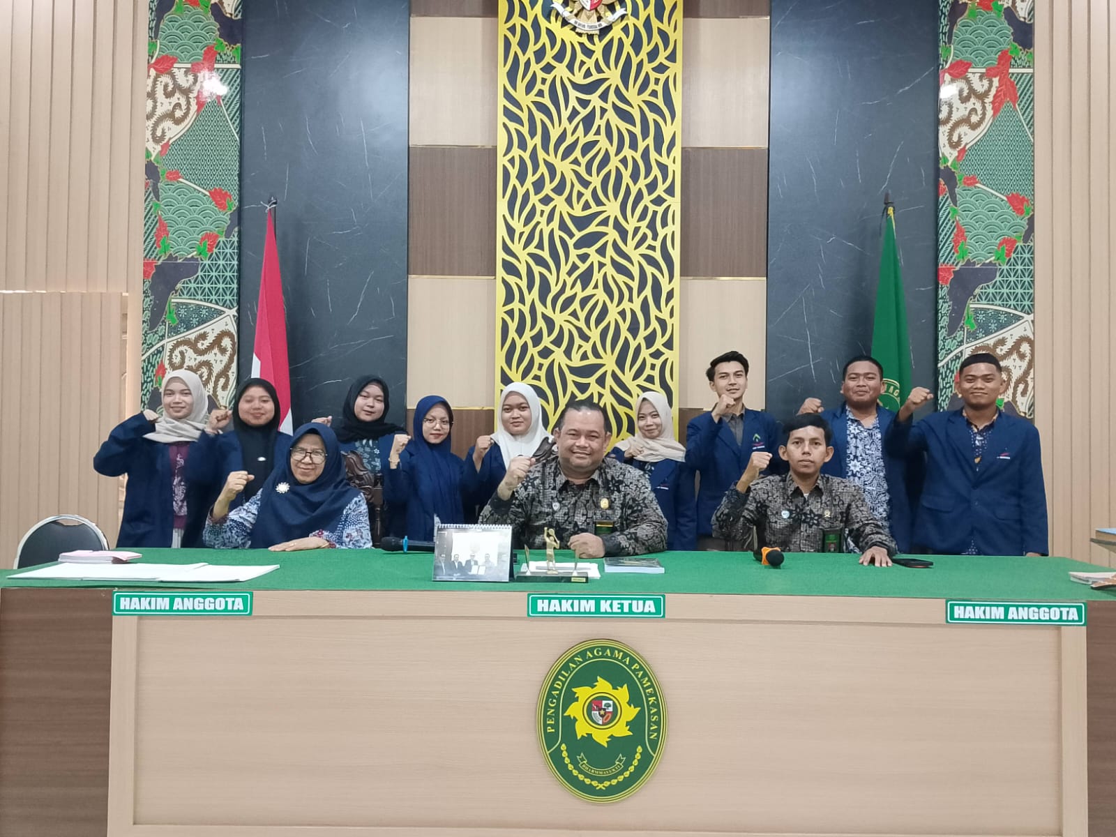 Pengadilan Agama Pamekasan Resmi Lepas Mahasiswa Magang UIN Madura di Ruang Sidang KH Abdul Hamid